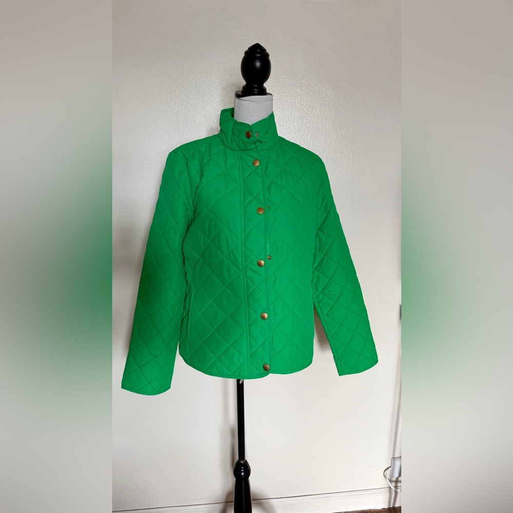 Lauren Ralph Lauren Green Quilted Puffer Jacket